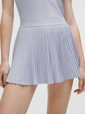 NWT Lululemon Varsity High-Rise Pleated Tennis Skirt Serene Blue Sz 12